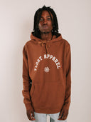 Brown Curve Hoodie