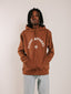 Brown Curve Hoodie