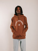 Brown Curve Hoodie