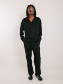 Long Sleeve Knit Bowler