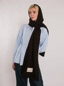 Hooded Scarf - Brown
