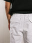 White Utility Shorts