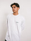 Oval Frequencies White Long Sleeve