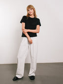 White Coco Holiday Pants