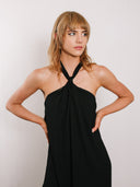 Black Zoe Dress Long