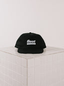 Retro 5 Panel Black Racing Cap