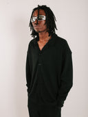 Long Sleeve Knit Bowler