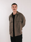 Canvas Overshirt Brown