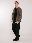 Canvas Overshirt Brown