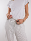 White Coco Holiday Pants