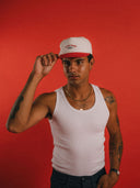 Good Beer Only Red Retro 5 Panel Cap