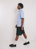 Blue Stripe Button Up