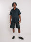 Navy Button Up