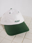 Short Float Green and White Dad Cap