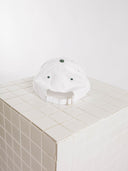 Short Float Green and White Dad Cap