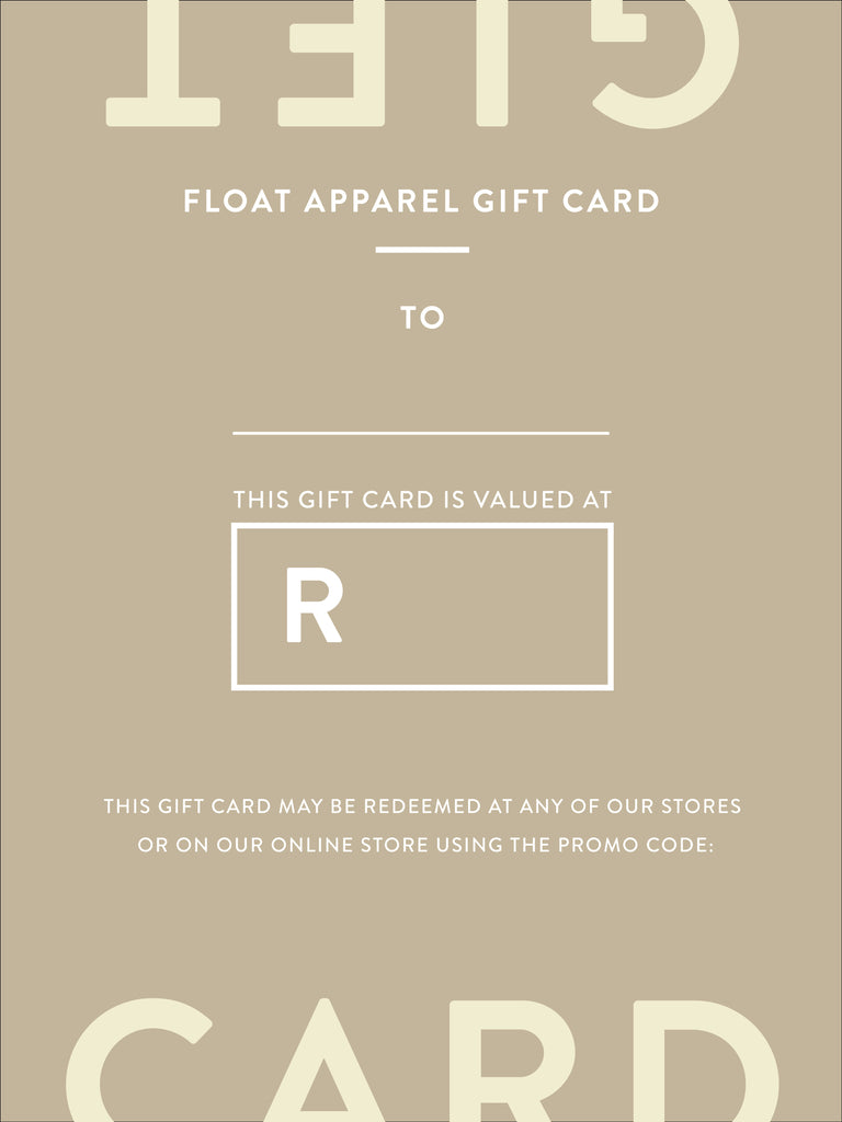 Float Apparel Gift Card